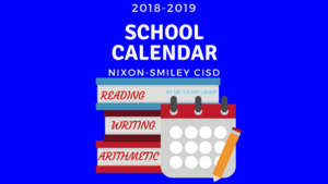 SCHOOL CALENDAR 18-19
