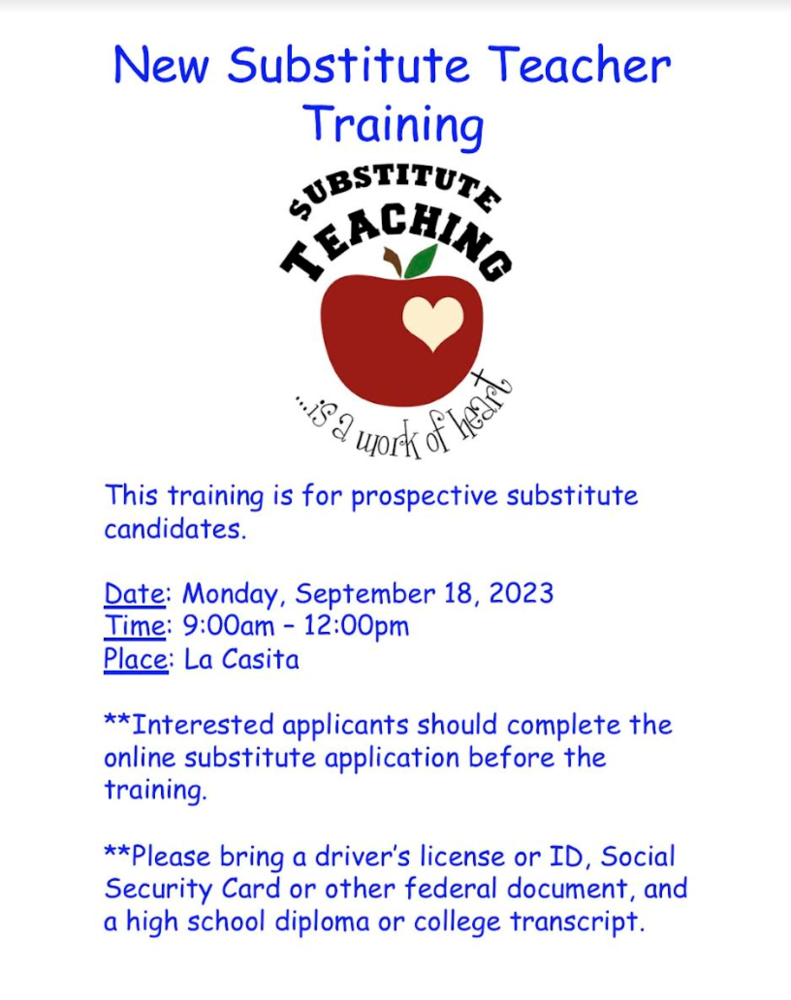 Substitute Teacher Training