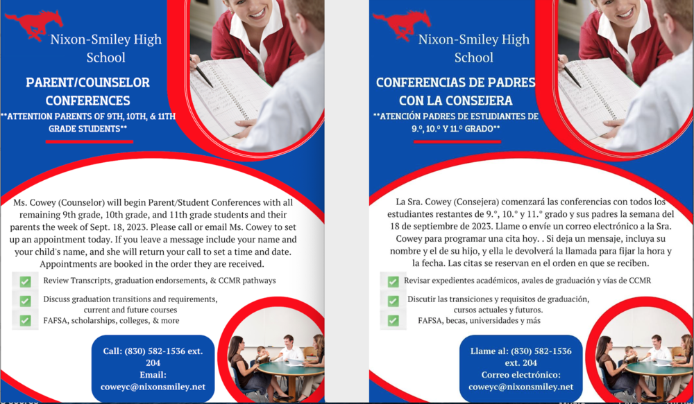 Parent/Counselor Conferences