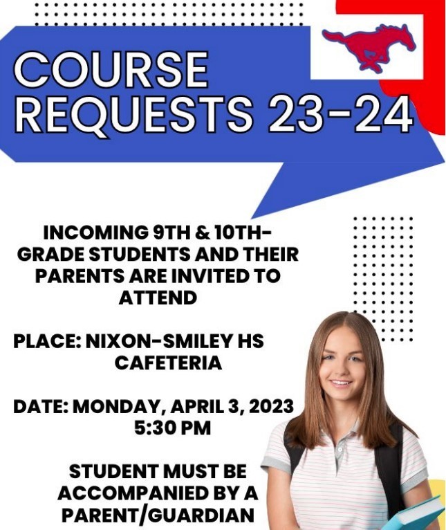 Course Request meeting for grades 9 and 10