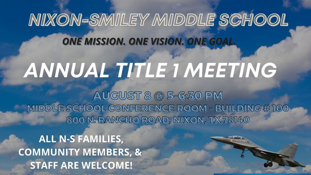 NSCISD MS Title One Meeting