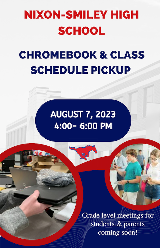 Chromebook & Class Schedule Pickup